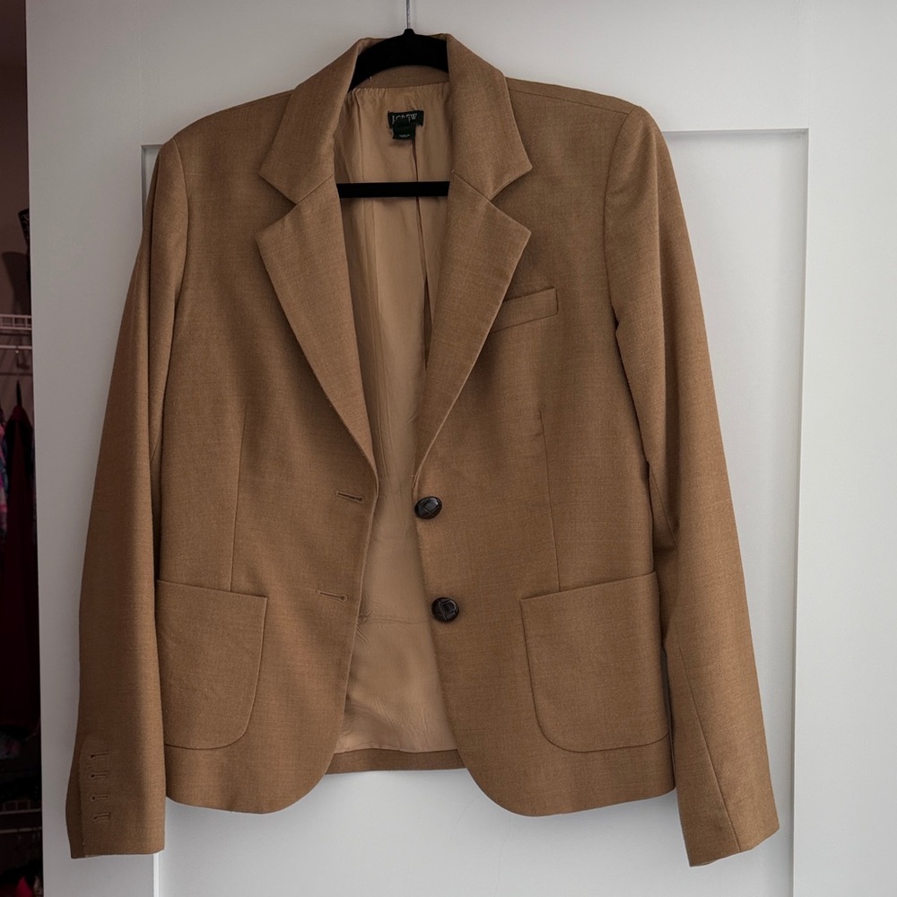 J. Crew Tan Lined Jacket
